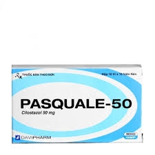 Viên nén Pasquale 50mg điều trị các triệu chứng đau cách hồi ở chân (hộp 10 vỉ x 10 viên)