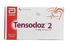 Thuốc Tensodoz 2 điều trị tăng huyết áp, phì đại tuyến tiền liệt (hộp 3 vỉ x 10 viên)