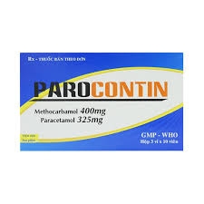 Viên nén Parocontin giảm đau cơ-xương, bong gân (hộp 3 vỉ x 10 viên)