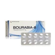 Thuốc Bourabia-8 điều trị co thắt cơ (hộp 6 vỉ x 10 viên)