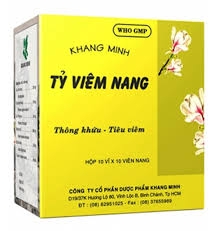 Thuốc Tỷ Viêm Nang Khang Minh điều trị viêm xoang, viêm mũi dị ứng (hộp 1 lọ x 60 viên)