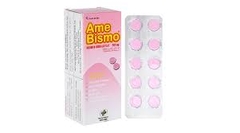 Viên nhai AmeBismo 262mg điều trị rối loạn tiêu hóa (hộp 6 vỉ x 10 viên)