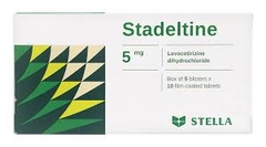 Thuốc Stadeltine 5mg giảm các triệu chứng viêm mũi dị ứng, mề đay (hộp 5 vỉ x 10 viên)