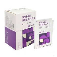 Thuốc bột Sorbitol Stella điều trị triệu chứng khó tiêu và táo bón (hộp 20 gói x 5g)