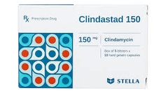 Viên nang Clindamycin 150mg điều trị nhiễm khuẩn (hộp 5 vỉ x 10 viên)