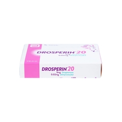 Thuốc tránh thai hằng ngày Drosperin 20 (hộp 1 vỉ x 28 viên)