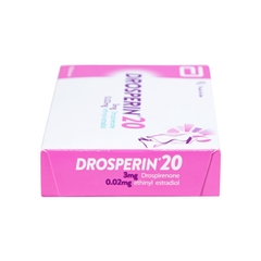 Thuốc tránh thai hằng ngày Drosperin 20 (hộp 1 vỉ x 28 viên)