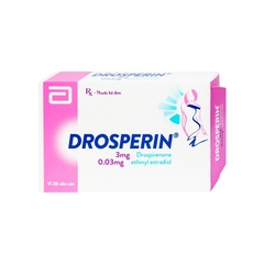Thuốc tránh thai hằng ngày Drosperin (hộp 1 vỉ x 28 viên)