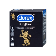 Bao cao su Durex Kingtex ôm sát, vừa vặn 49mm (hộp 3 cái)