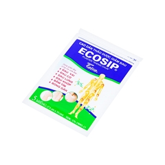 Cao dán thảo dược Ecosip giảm đau vai, đau cơ (hộp 20 gói x 5 miếng)