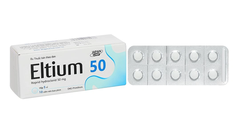 Viên nén Eltium 50 DHG điều trị triệu chứng viêm dạ dày mạn tính (hộp 5 vỉ x 10 viên)