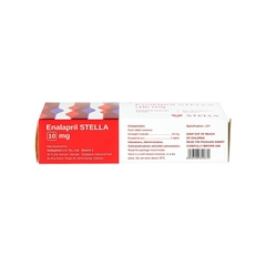 Thuốc Enalapril Stella 10mg điều trị tăng huyết áp, suy tim (hộp 3 vỉ x 10 viên)