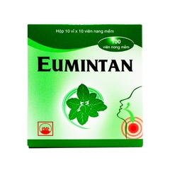 Thuốc Eumintan điều trị ho đờm, cảm cúm, sổ mũi (hộp 10 vỉ x 10 viên)