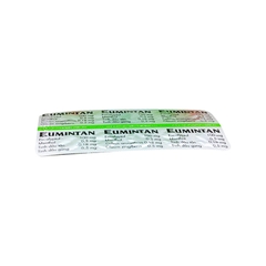 Thuốc Eumintan điều trị ho đờm, cảm cúm, sổ mũi (hộp 10 vỉ x 10 viên)