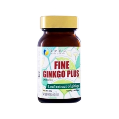 Viên uống Fine Ginko Plus hỗ trợ tăng cường chức năng não bộ (hộp 1 chai x  400  viên)