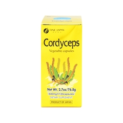 Viên Uống Đông Trùng Hạ Thảo Fine Japan Cordyceps (hộp 1 chai x 120 Viên)