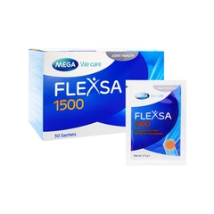 Thuốc bột Flexsa 1500 giảm triệu chứng viêm khớp gối (hộp 30 gói x 3.7g)