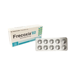 Thuốc Frecoxia 60 điều trị thoái hóa khớp, viêm khớp dạng thấp (hộp 3 vỉ x 10 viên)