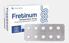 Thuốc Fretinum điều trị triệu chứng nôn và buồn nôn (hộp 10 vỉ x 10 viên)