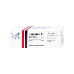 Kem Fucidin H điều trị viêm da (hộp 1 tuýp x 15g)