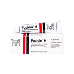 Kem Fucidin H điều trị viêm da (hộp 1 tuýp x 15g)