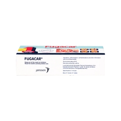 Thuốc Fugacar 500mg Janssen điều trị nhiễm giun đường ruột (hộp 1 viên)