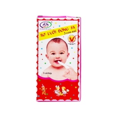 Gạc rơ lưỡi Đông Fa 3 Con Nai  (hộp 5 cái)