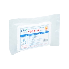 Gạc y tế tiệt trùng 3 Con Nai 5cm x 6cm x 8 lớp (gói 10 miếng)