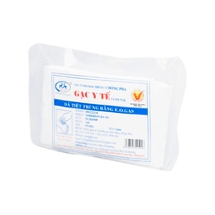 Gạc y tế tiệt trùng 3 Con Nai 8cm x 9cm x 8 lớp (gói 10 miếng)