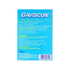 Hỗn dịch Gaviscon điều trị trào ngược dạ dày, thực quản (hộp 24 gói x 10ml)