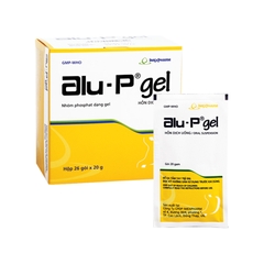 Gel Alu-P điều trị viêm loét dạ dày tá tràng (hộp 26 gói x 20g)
