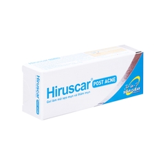 Gel Hirusca Post Acne hỗ trợ làm mờ thâm mụn, sẹo mụn (hộp 1 tuýp x 10g)