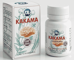 Viên nén Kakama điều trị thiểu năng tuần hoàn não, ứ huyết, đau đầu (hộp 1 lọ x 60 viên)