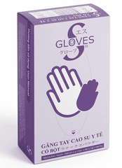 Găng tay y tế Gloves S Latex có bột (hộp 100 chiếc)