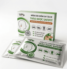 Miếng dán chống say tàu xe Safefit (hộp 2 miếng)