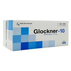 Thuốc Glockner-10 điều trị triệu chứng cường giáp (hộp 10 vỉ x 10 viên)