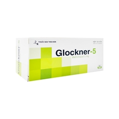 Viên nén Glockner-5 điều trị triệu chứng cường giáp (hộp 10 vỉ x 10 viên)