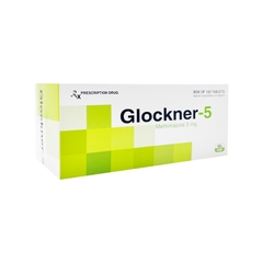 Viên nén Glockner-5 điều trị triệu chứng cường giáp (hộp 10 vỉ x 10 viên)