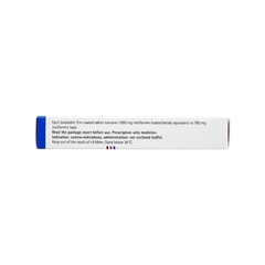 Thuốc Glucophage 1000mg điều trị đái tháo đường tuýp 2 (hộp 2 vỉ x 15 viên)
