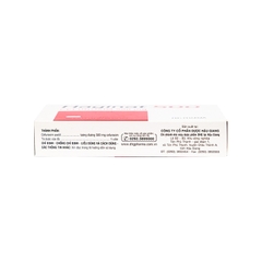 Thuốc Haginat 500mg điều trị nhiễm khuẩn (hộp 2 vỉ x 5 viên)