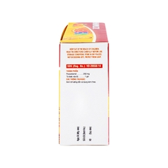 Thuốc bột sủi Hapacol 250 giảm đau, hạ sốt (hộp 24 gói 1.5g)