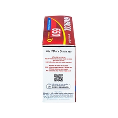 Thuốc Hapacol 650 giảm đau, hạ sốt (hộp 10 vỉ x 5 viên)