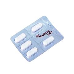 Thuốc Hapacol 650 giảm đau, hạ sốt (hộp 10 vỉ x 5 viên)