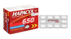 Thuốc Hapacol 650 giảm đau, hạ sốt (hộp 10 vỉ x 5 viên)
