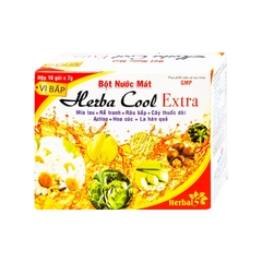 Bột nước mát Herbal Cool Extra mát gan, lợi tiểu (hộp 10 gói)