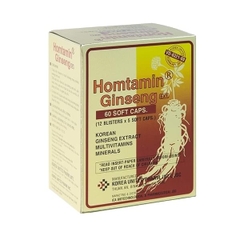 Thuốc Homtamin Ginseng bổ sung vitamin và khoáng chất (hộp 12 vỉ x 5 viên)