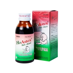 Siro HoAstex trị ho, giảm ho trong viêm họng, viêm phế quản (hộp 1 chai x 90ml)