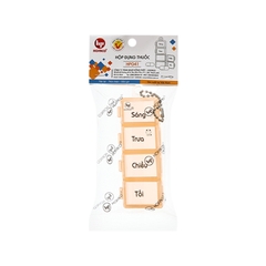 Hộp phân liều thuốc Hofaco 4 ngăn vuông (1 cái)