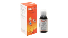 Hỗn dịch uống IbuAPC hạ sốt, giảm nhanh cơn đau từ nhẹ đến trung bình (hộp 1 chai x 100ml)