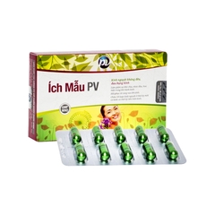 Thuốc Cao Ích Mẫu PV điều hòa kinh nguyệt (hộp 2 vỉ x 10 viên)